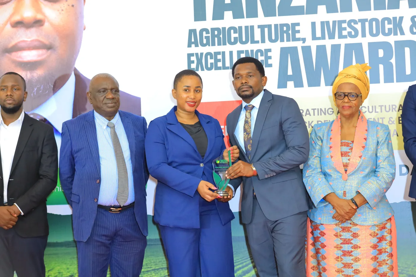 Chris Mbena Agro Co Ltd award presentation ceremony in Dar es Salaam